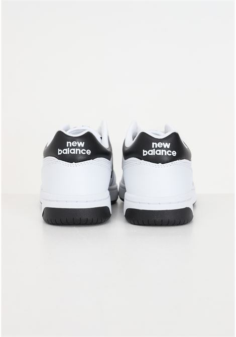 Sneakers bianche e nere  uomo donna modello 480 NEW BALANCE | BB480LBKWHITE-BLACK